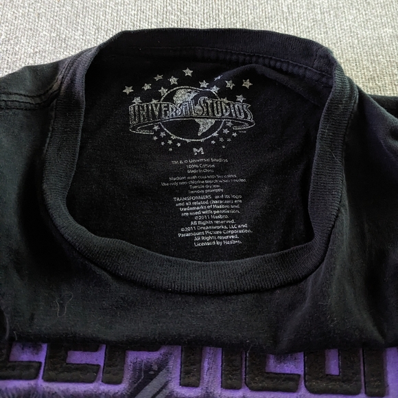 Transformers Decepticons black t-shirt men's med - Picture 2 of 4
